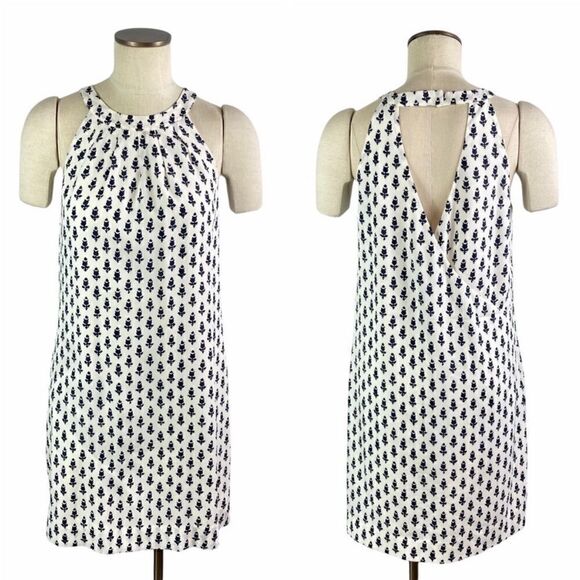 J. Crew Tulip Circle Neck Halter Cut Out Back Dress - Picture 6 of 13